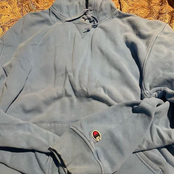 Champion Sky Blue Pullover Hoodie 2XL great condition - Picture 2 of 2
